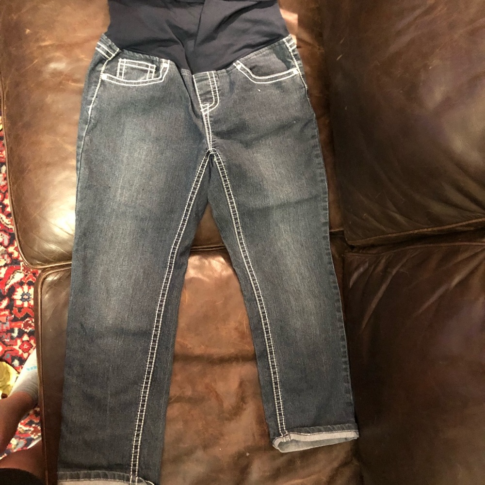 Denim capris